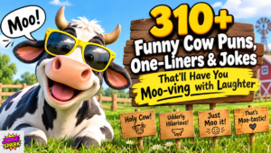 310+ Funny Cow Puns, One-Liners & Jokes That'll Have You Moo-ving with Laughter