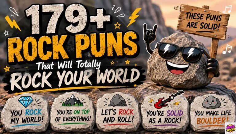 179+ Rock Puns That Will Totally Rock Your World