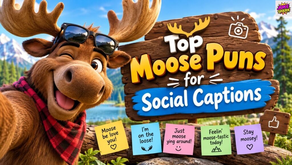 Top Moose Puns for Social Captions