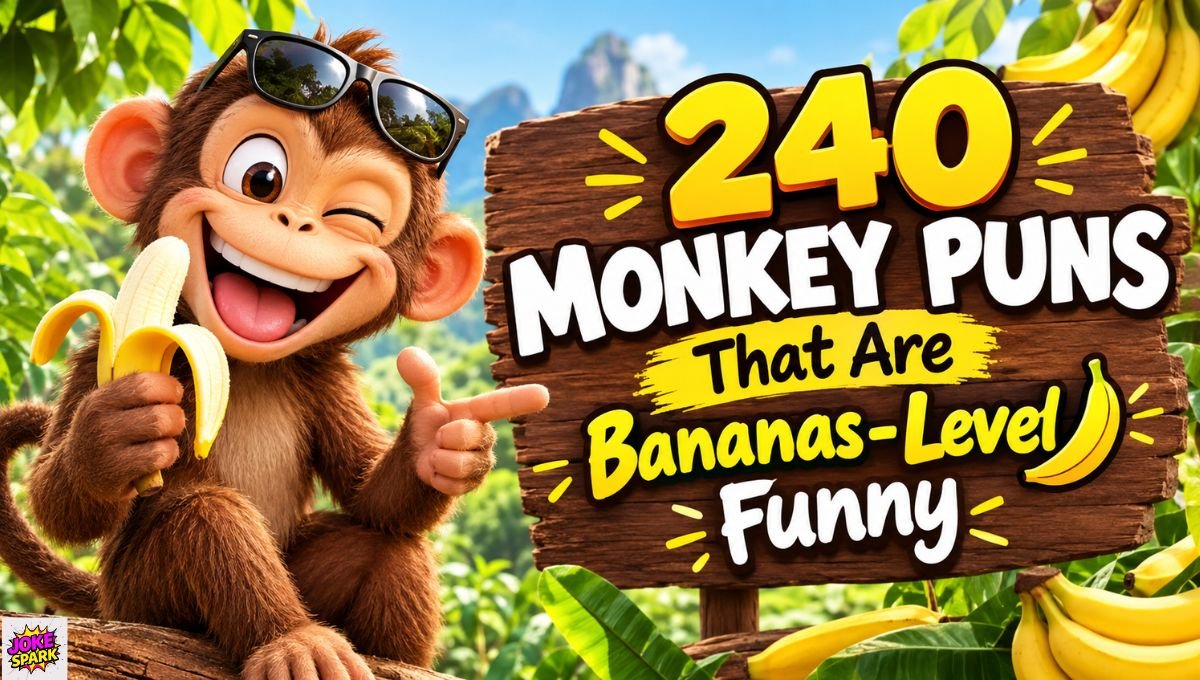 240 Monkey Puns That Are Bananas-Level Funny