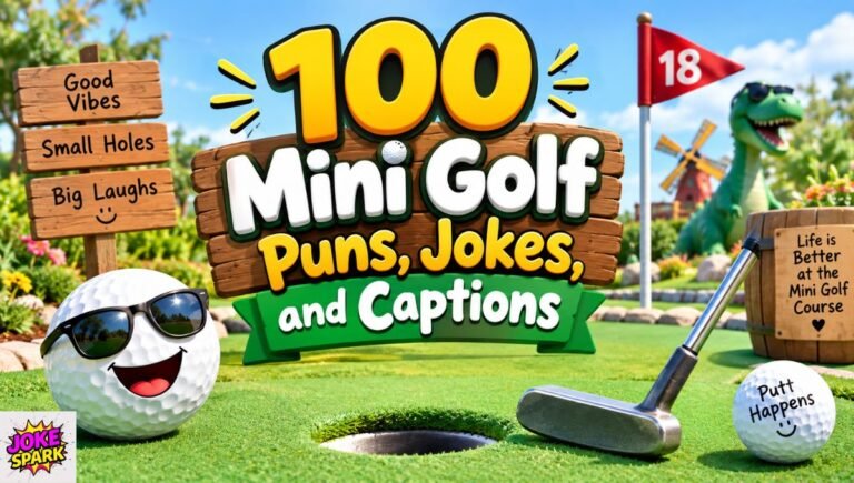 100 Mini Golf Puns, Jokes, and Captions