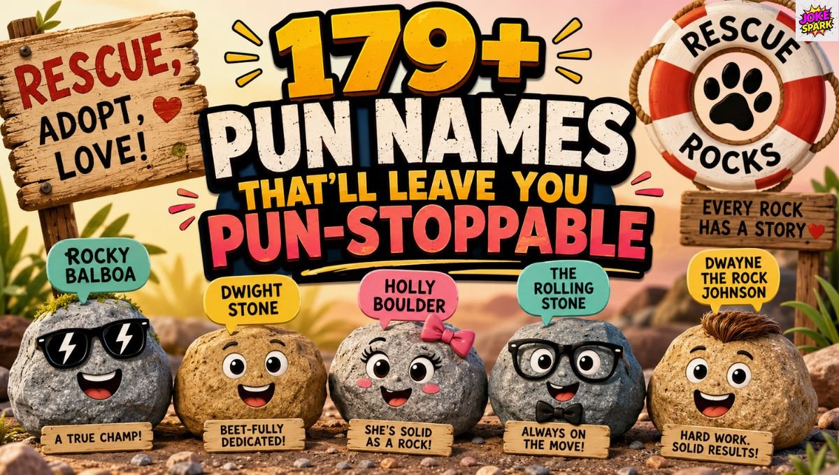 179+ Pun Names That'll Leave You Pun-Stoppable 