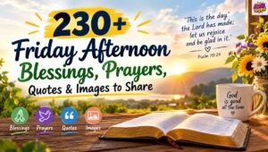 230+ Friday Afternoon Blessings, Prayers, Quotes & Images to Share