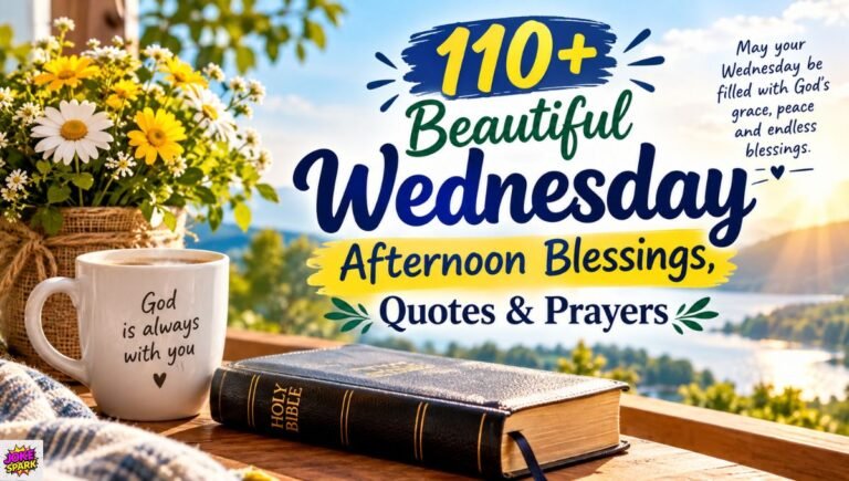 110+ Beautiful Wednesday Afternoon Blessings, Quotes & Prayers