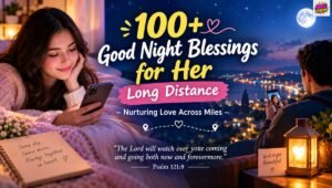 100+ Good Night Blessings for Her Long Distance – Nurturing Love Across Miles