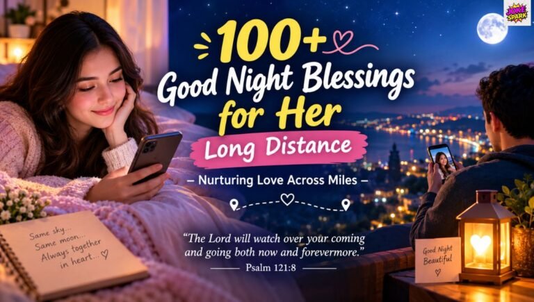 100+ Good Night Blessings for Her Long Distance – Nurturing Love Across Miles