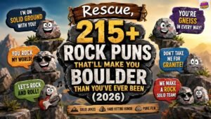 215+ Rock Puns That'll Make You Boulder Than You've Ever Been (2026)