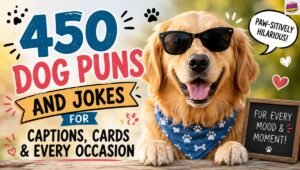 450 Dog Puns and Jokes for Captions, Cards & Every Occasion