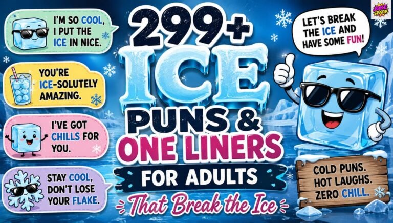 299+ Ice Puns & One Liners for Adults That Break the Ice