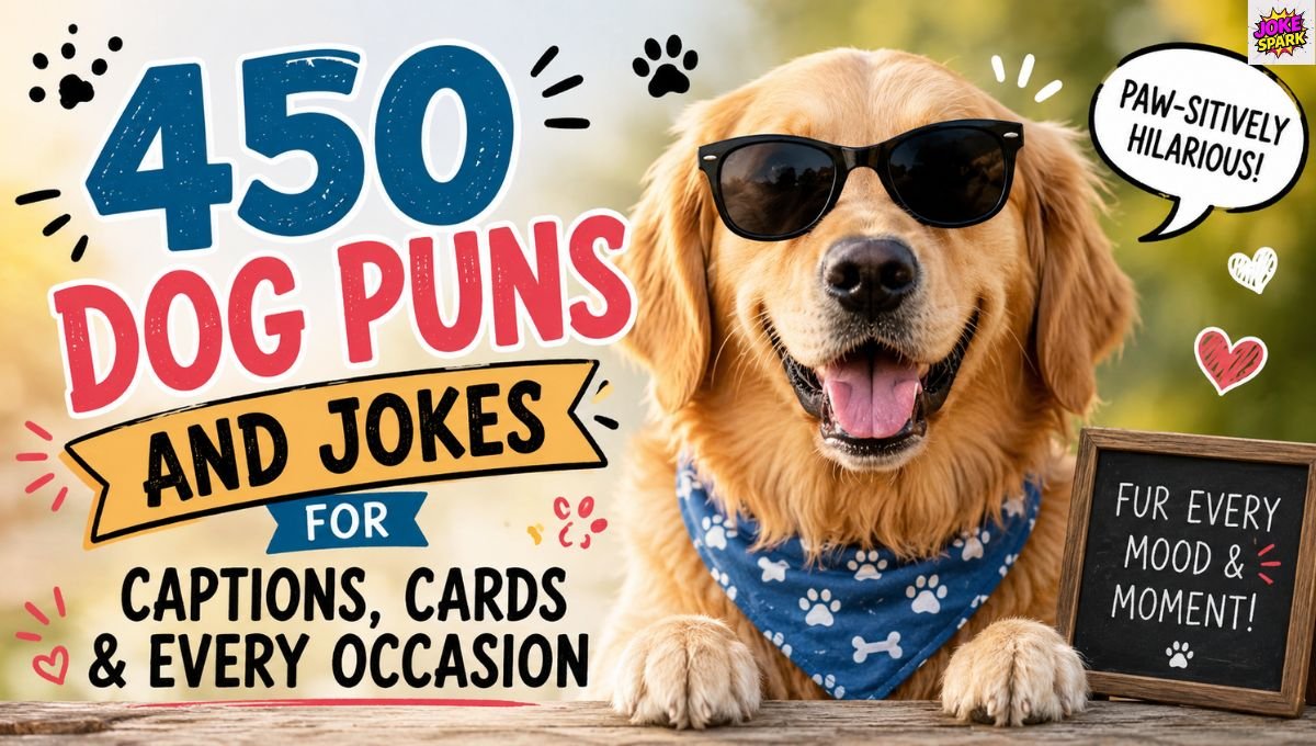 450 Dog Puns and Jokes for Captions, Cards & Every Occasion