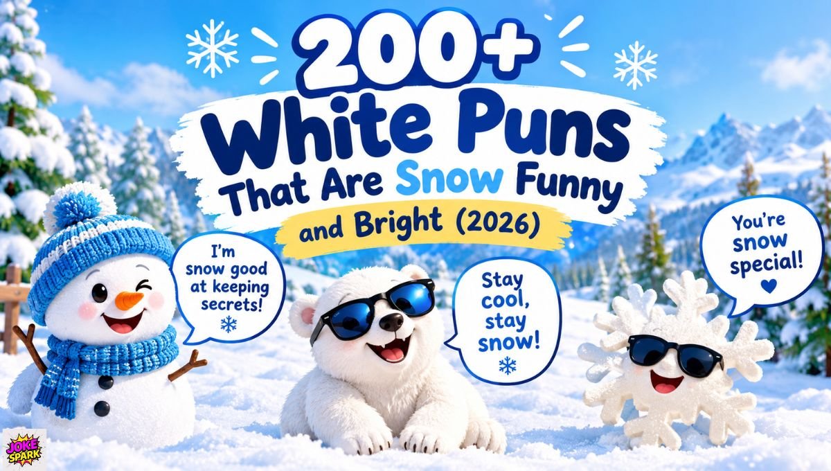 200+ White Puns That Are Snow Funny and Bright (2026)