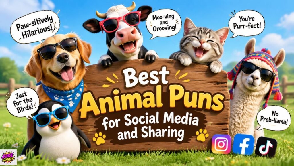 Best Animal Puns for Social Media and Sharing