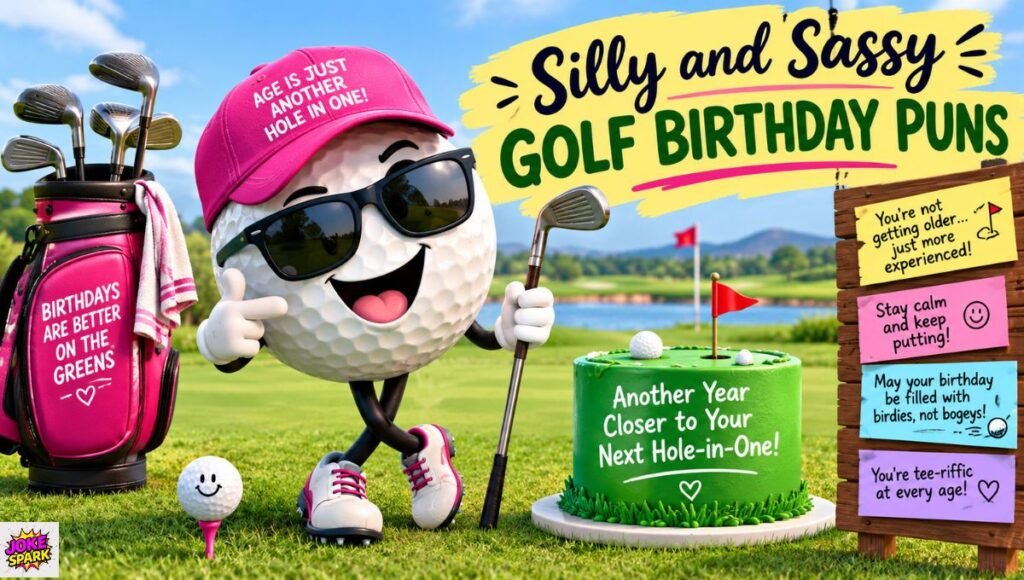 Silly and Sassy Golf Birthday Puns