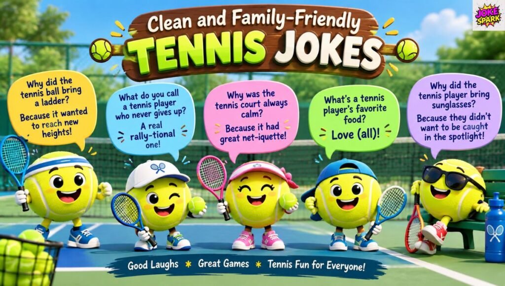 Clean and Family-Friendly Tennis Jokes
