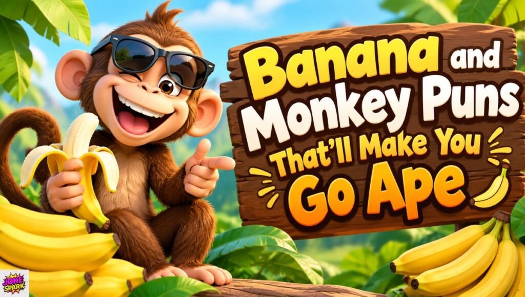 Banana and Monkey Puns That'll Make You Go Ape