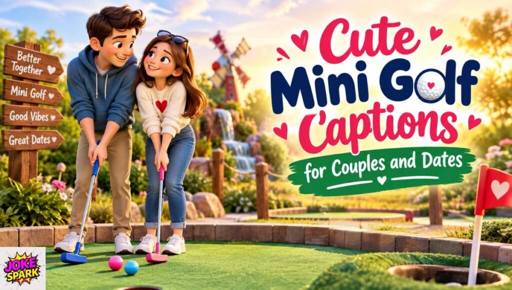 Cute Mini Golf Captions for Couples and Dates