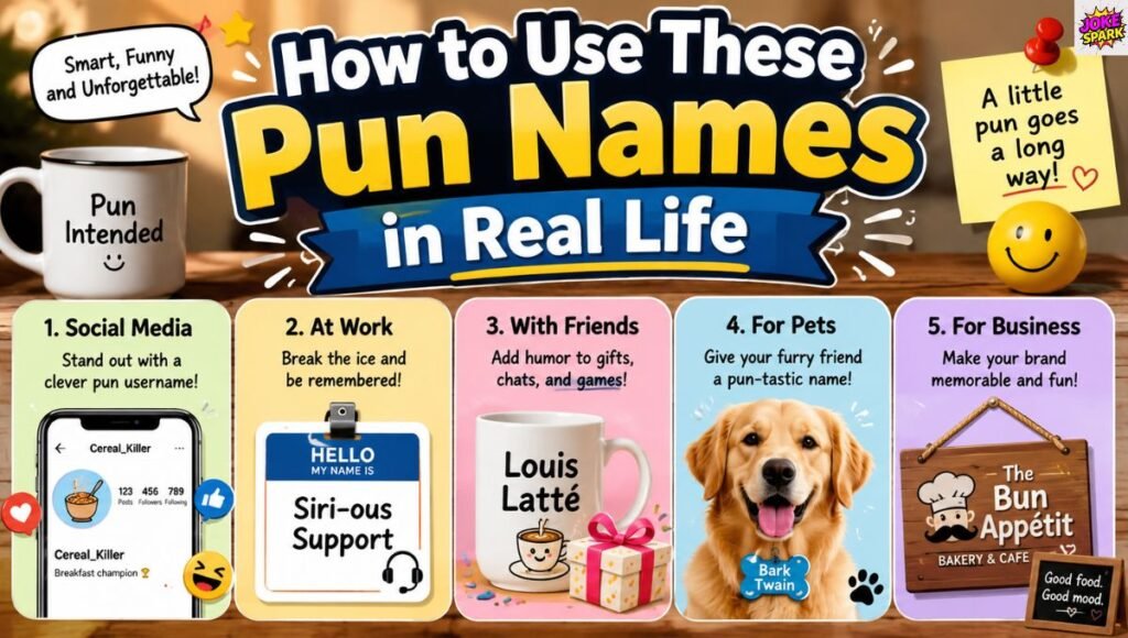 How to Use These Pun Names in Real Life