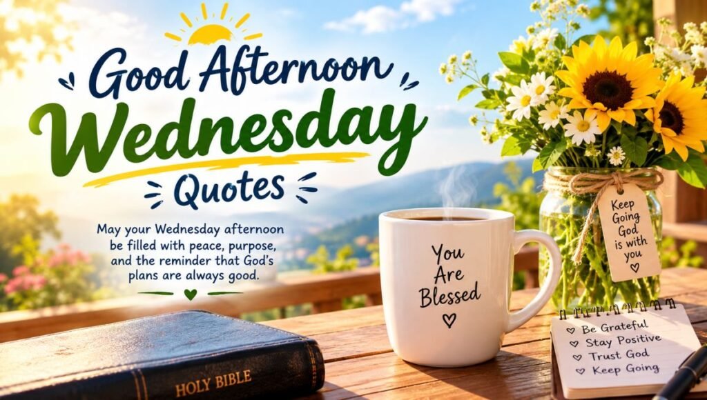 Good Afternoon Wednesday Quotes