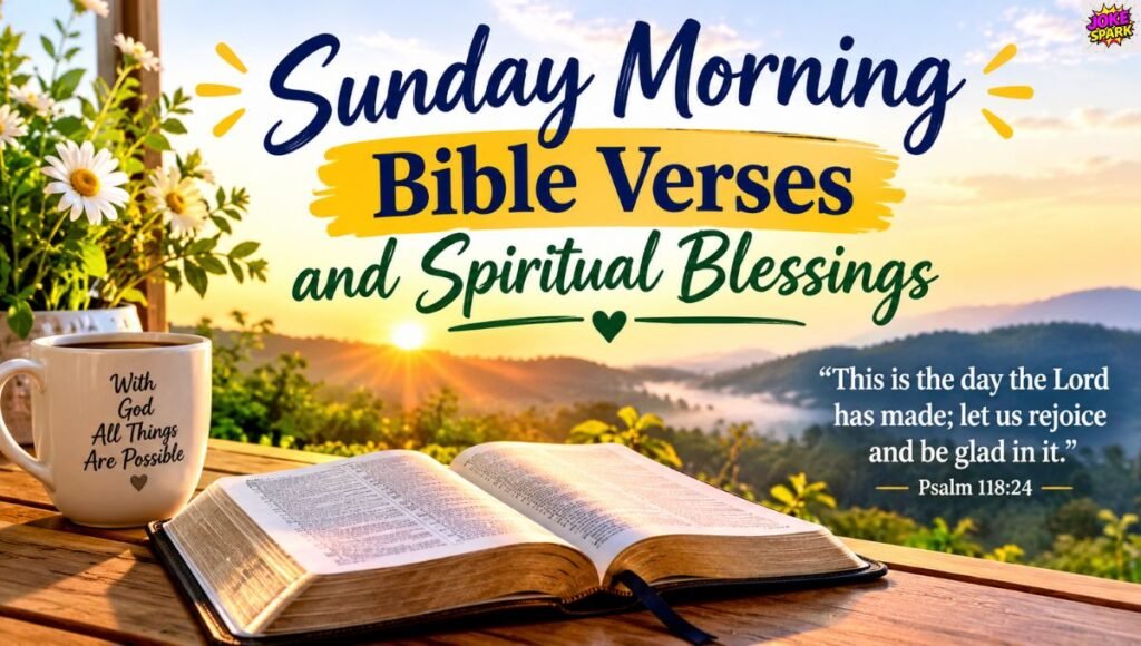 Sunday Morning Bible Verses and Spiritual Blessings