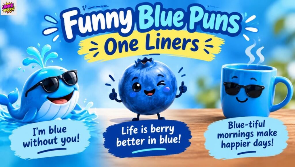 Funny Blue Puns One Liners
