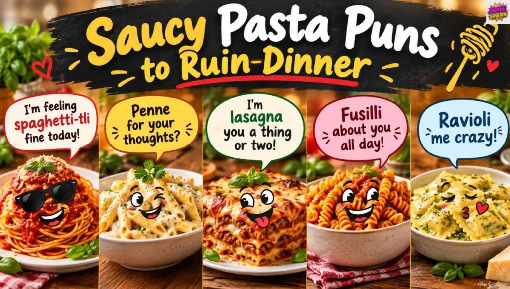 Saucy Pasta Puns to Ruin Dinner