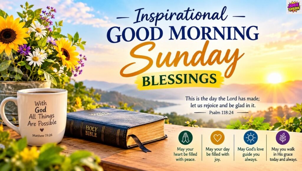 Inspirational Good Morning Sunday Blessings
