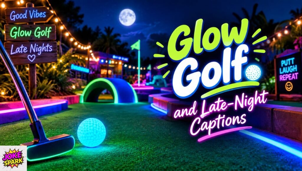 Glow Golf and Late-Night Captions