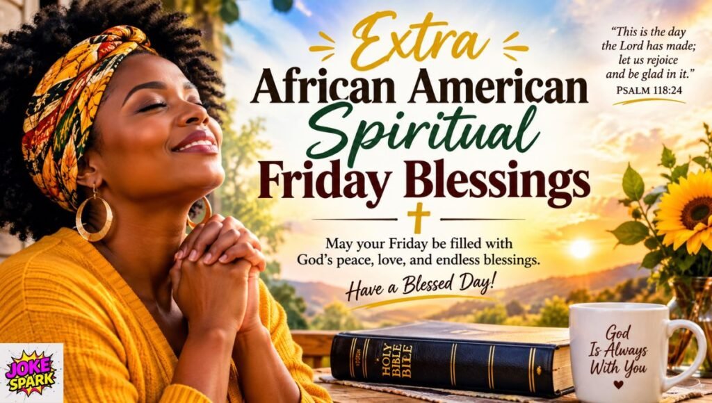 African American Spiritual Friday Blessings for Friends