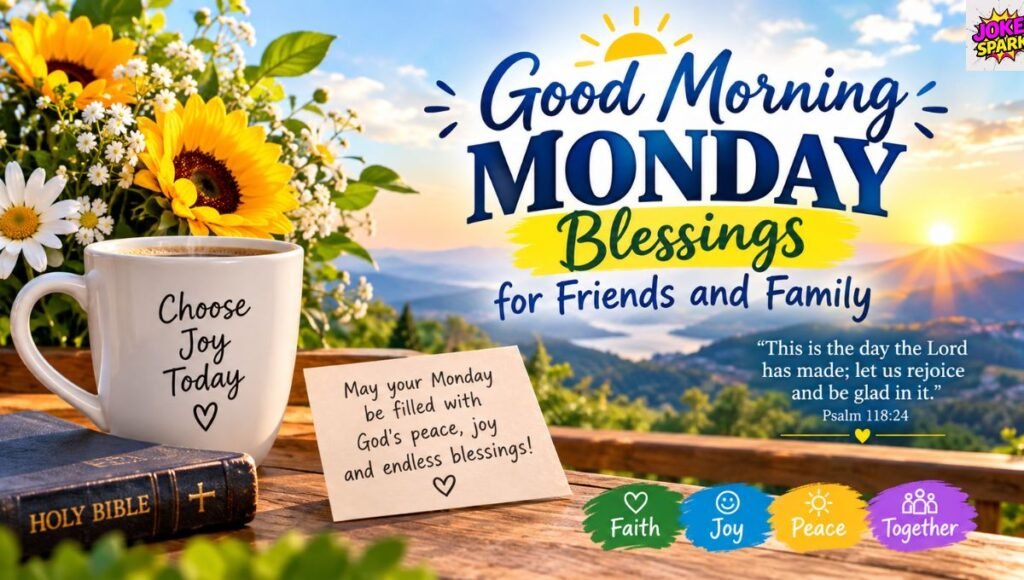 Good Morning Monday Blessings for Friends and Family