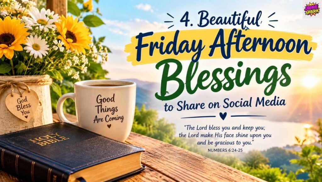 4. Beautiful Friday Afternoon Blessings to Share on Social Media