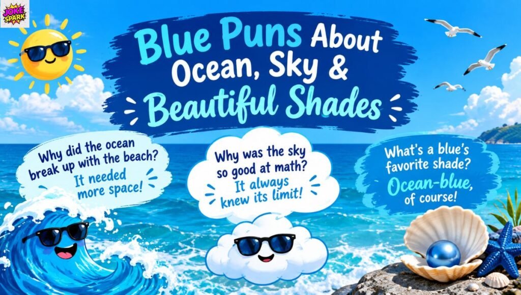 Blue Puns About Ocean, Sky & Beautiful Shades