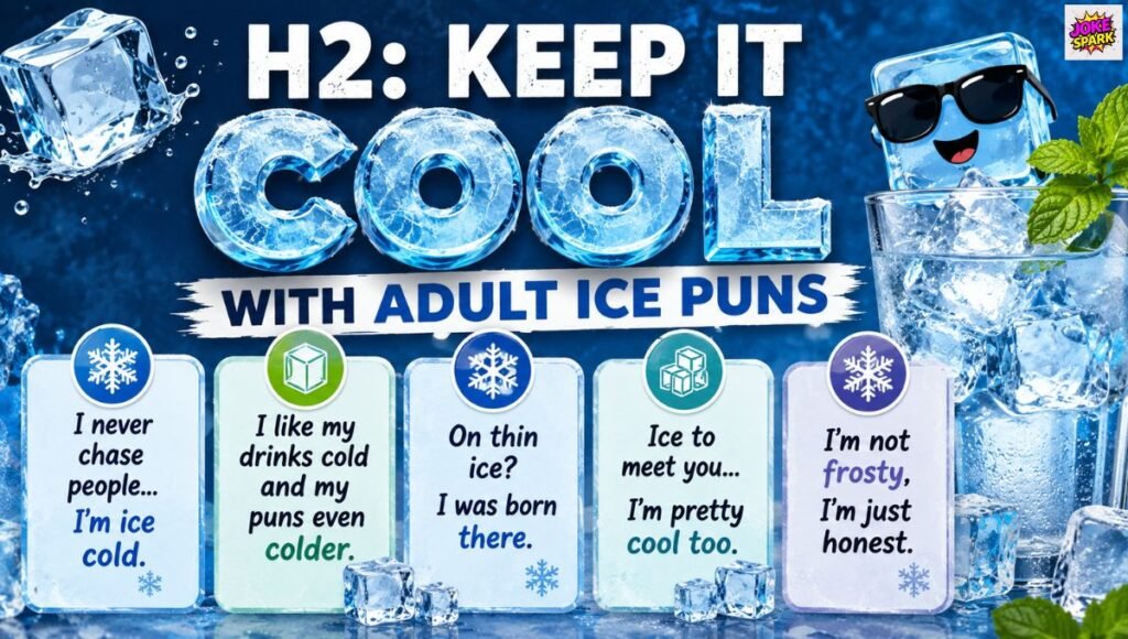 Keep It Cool with Adult Ice Puns