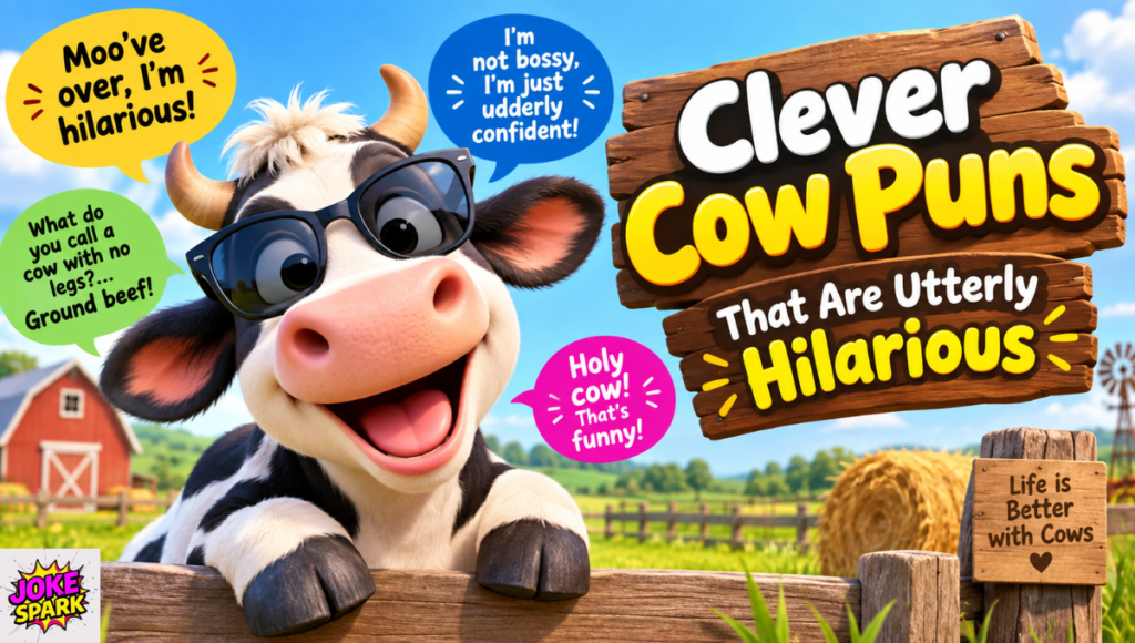Clever Cow Puns That Are Utterly Hilarious