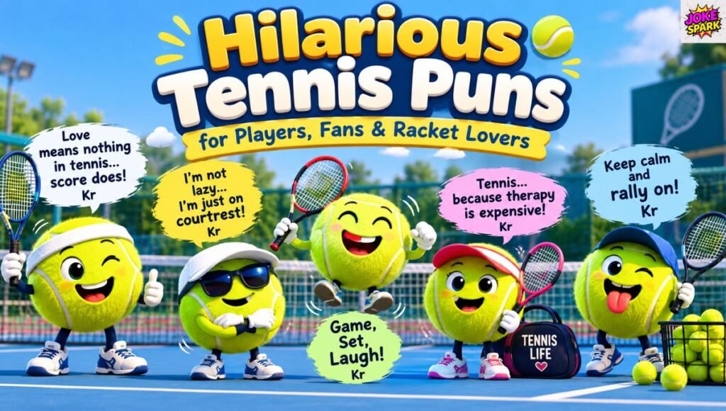 Hilarious Tennis Puns for Players, Fans & Racket Lovers