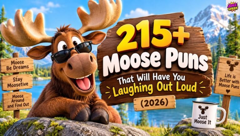 215+ Moose Puns That Will Have You Laughing Out Loud (2026)