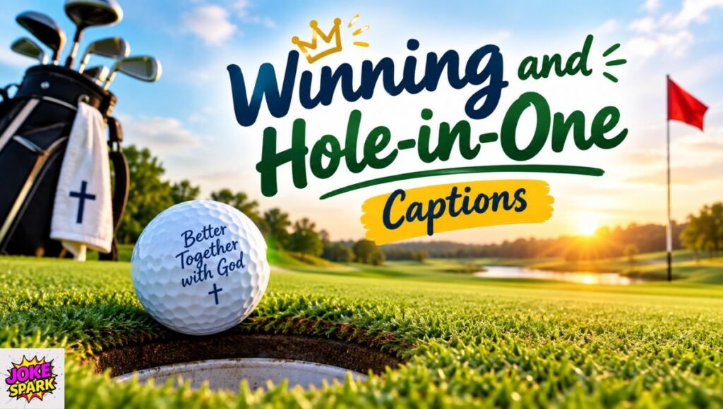 Winning and Hole-in-One Captions
