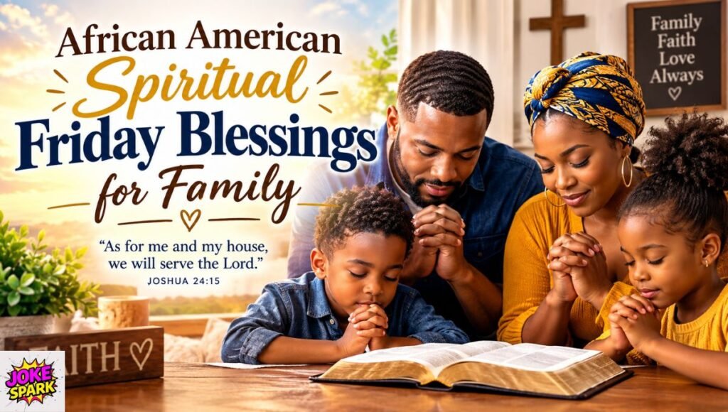 African American Spiritual Friday Blessings to End Your Week with Faith and Joy