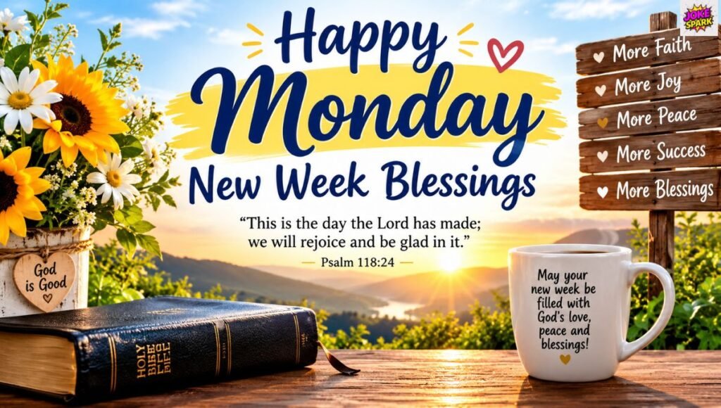 Happy Monday New Week Blessings
