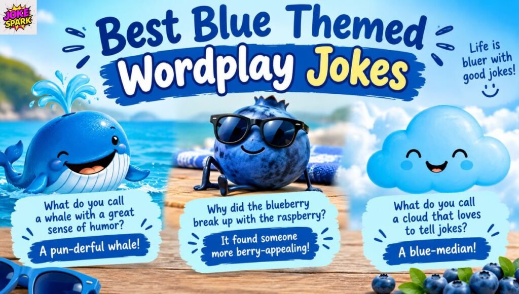 Best Blue Themed Wordplay Jokes