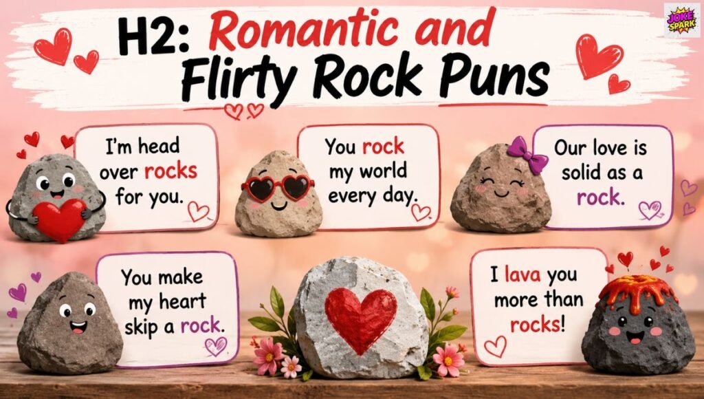 H2: Romantic and Flirty Rock Puns