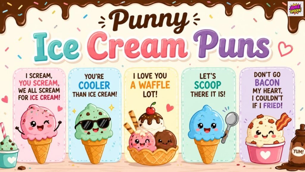 Punny Ice Cream Puns