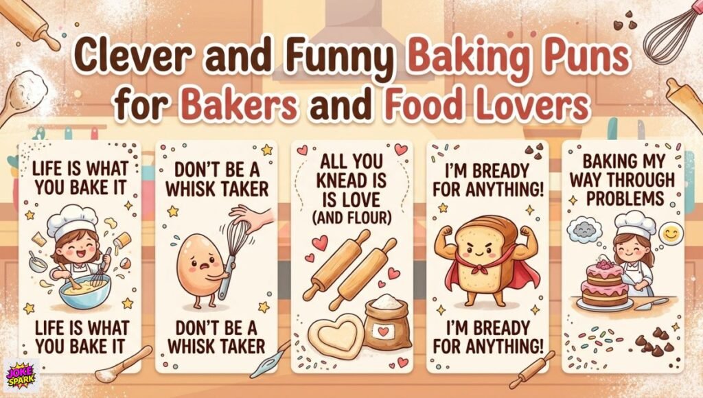Clever and Funny Baking Puns for Bakers and Food Lovers