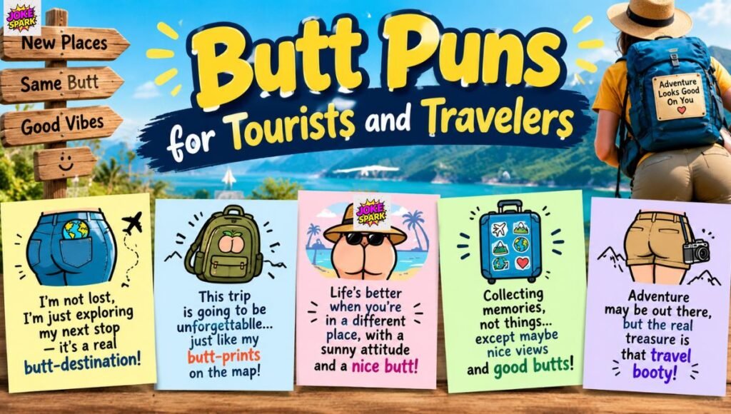 Butt Puns for Tourists and Travelers