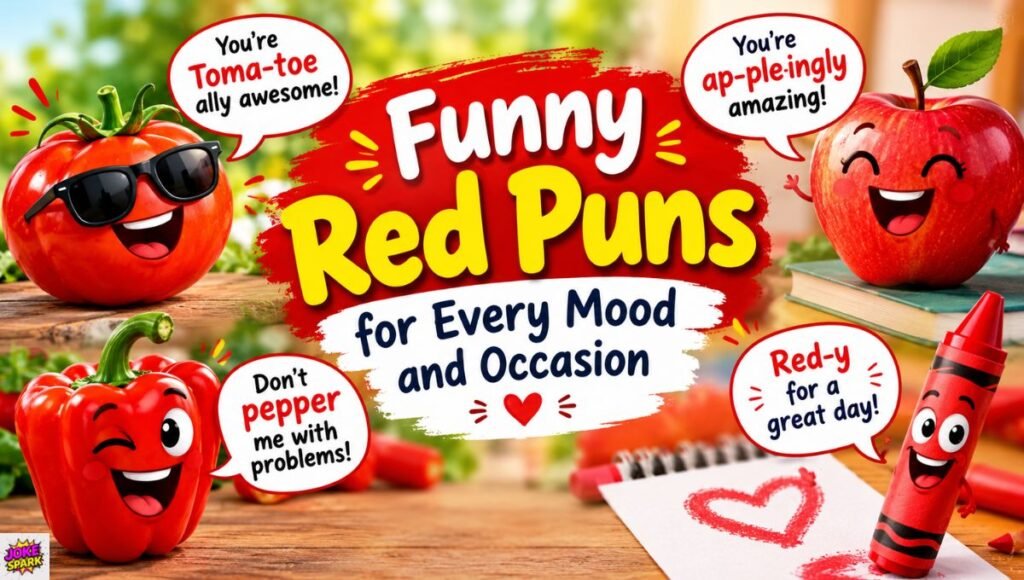 Funny Red Puns for Every Mood and Occasion