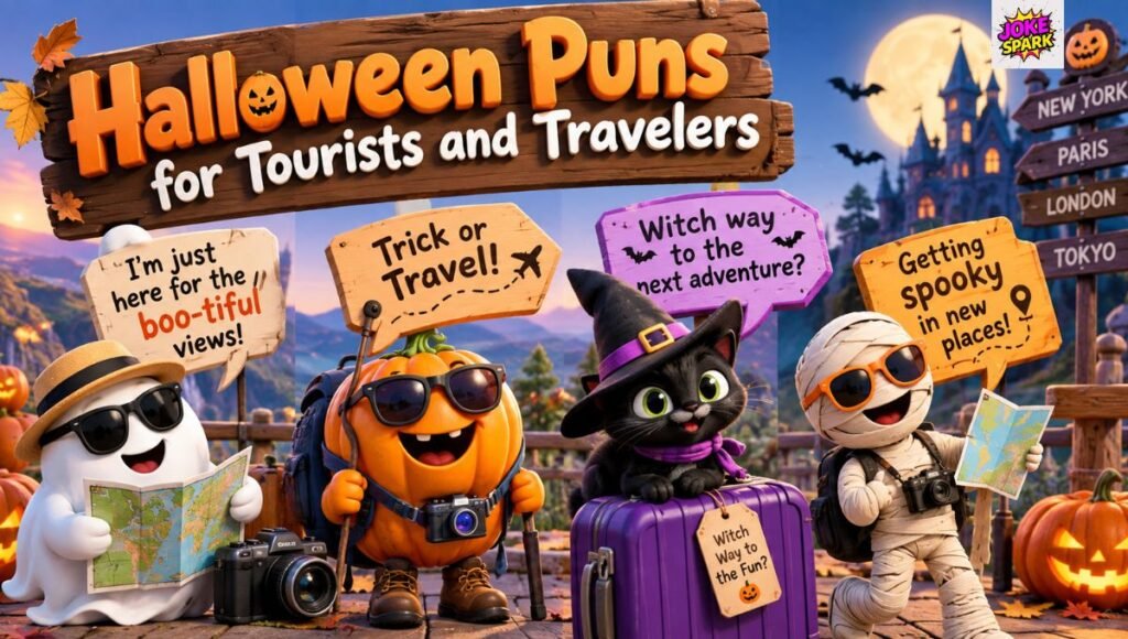 Halloween Puns for Tourists and Travelers