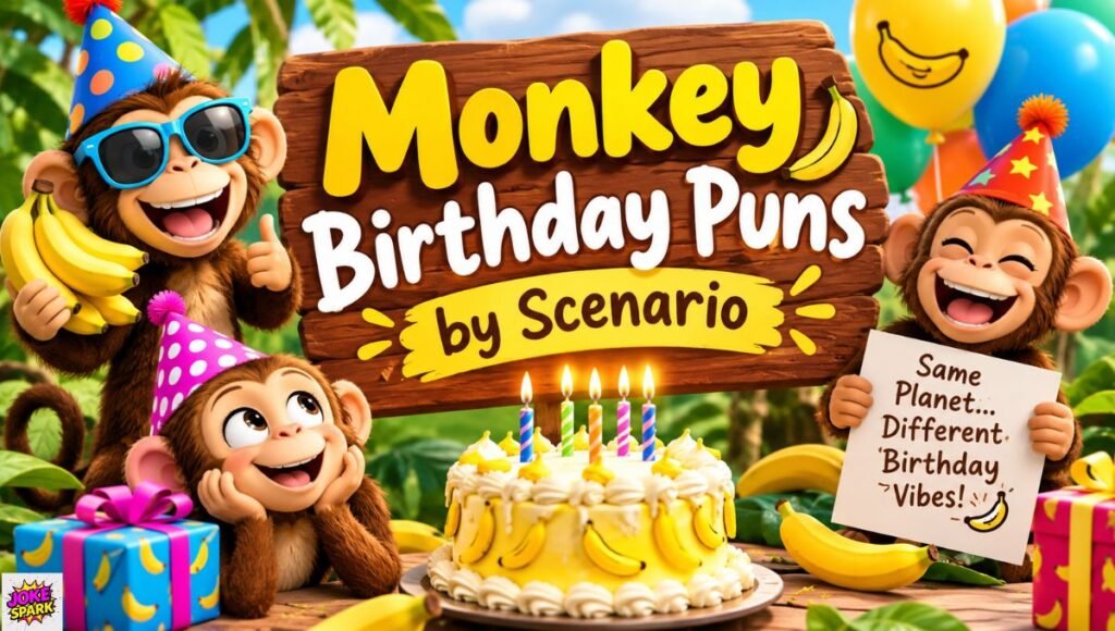 Monkey Birthday Puns