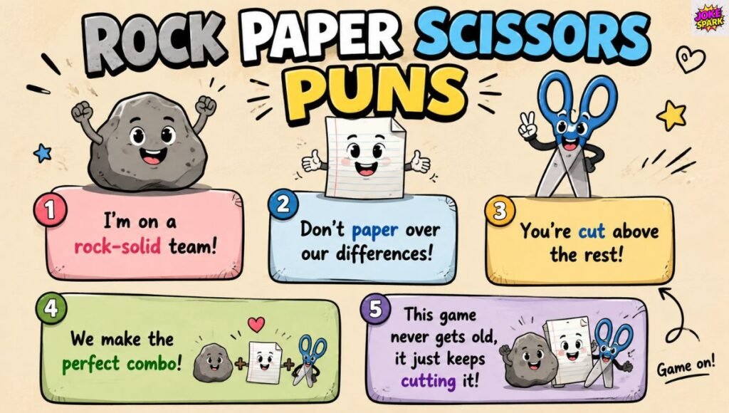 Rock Paper Scissors Puns