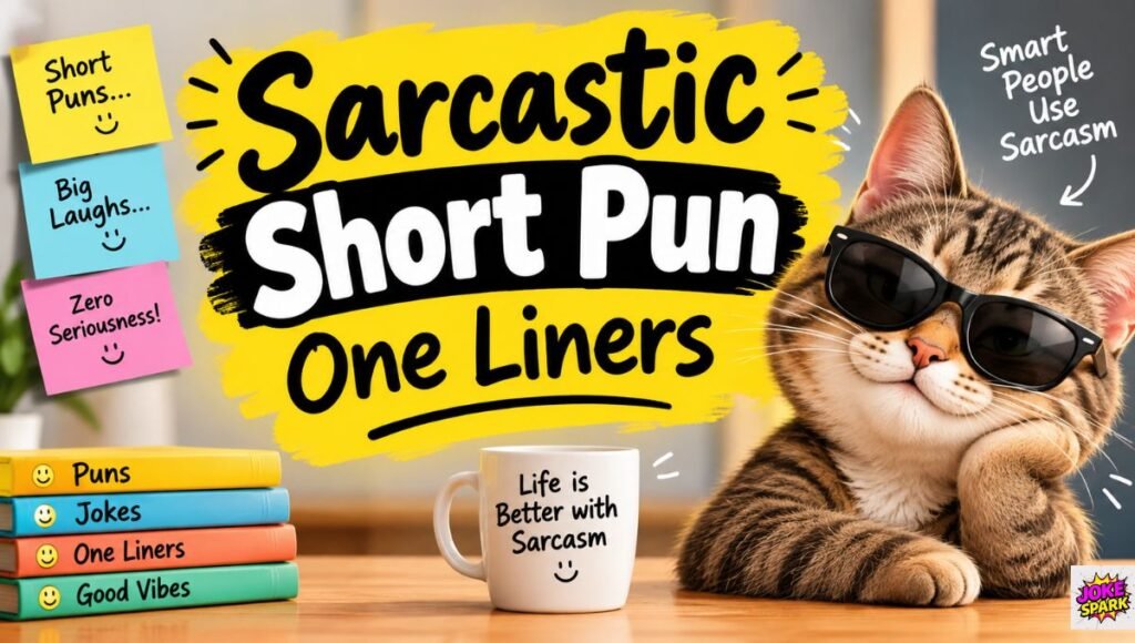 Sarcastic Short Pun One Liners
