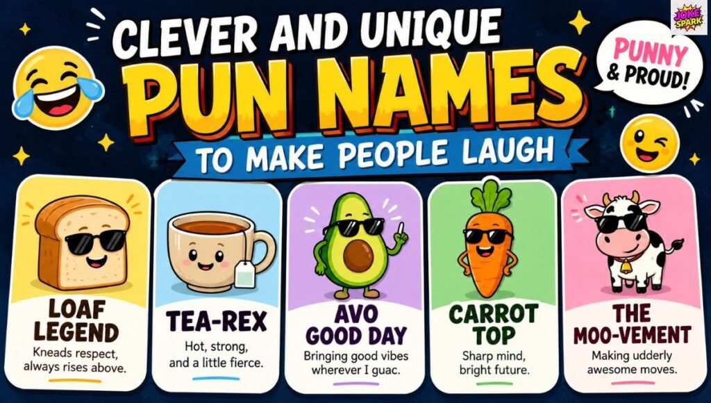 Clever and Unique Pun Names to Make People Laugh