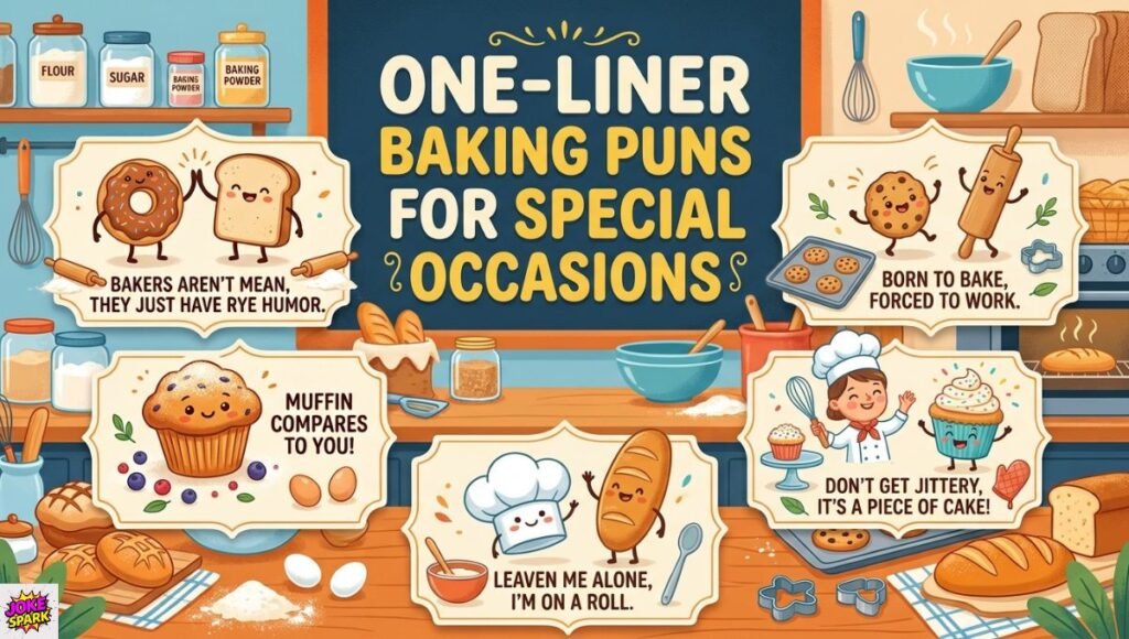 One-Liner Baking Puns for Special Occasions